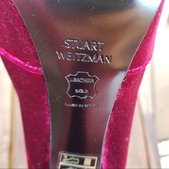 Stuart Weitzman Ruby Velvet Booties - Picture 6 of 6